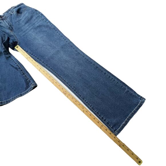 BLEU Women’s Jeans Size 12 (32x30) Bootcut Stretch Denim Blue - Picture 7 of 9